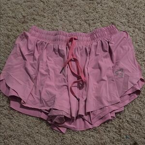 Pink Women's Athletic Shorts